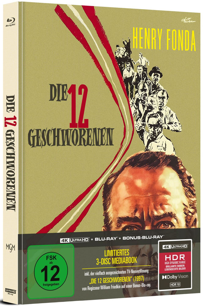 ZWÖLF GESCHWORENEN, DIE (4K UHD+2Blu-Rays) - Mediabook - Limited Edition + TV-Verfilmung