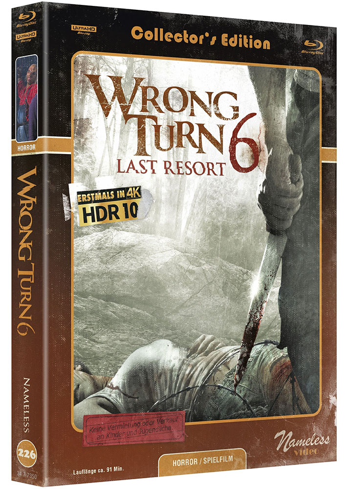 WRONG TURN 6 - LAST RESORT (4K UHD+Blu-Ray) - Cover C - Mediabook - Limited 500 Edition