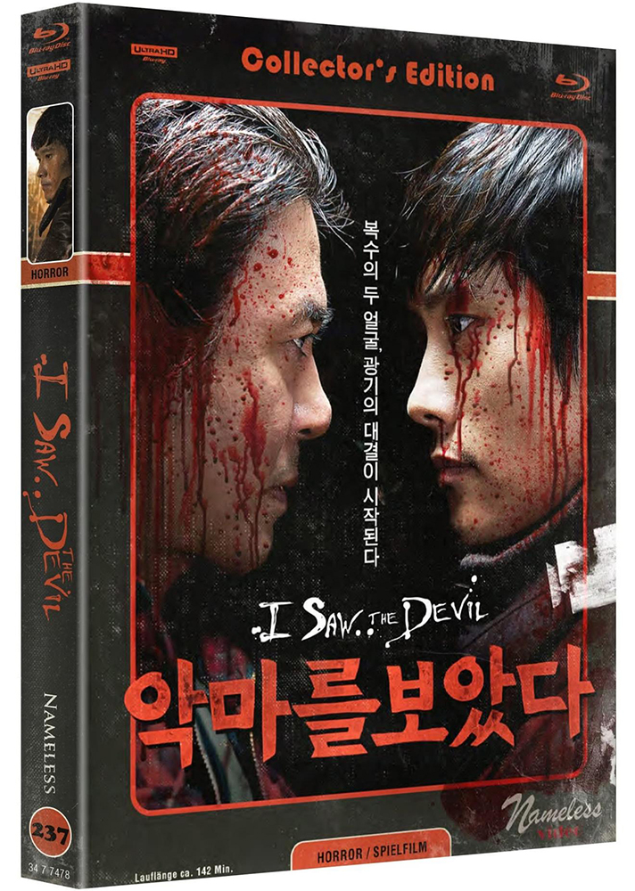 I SAW THE DEVIL (4K UHD+Blu-Ray) (4Discs) - Cover H - Mediabook (Wattiert) - Limited 444 Edition