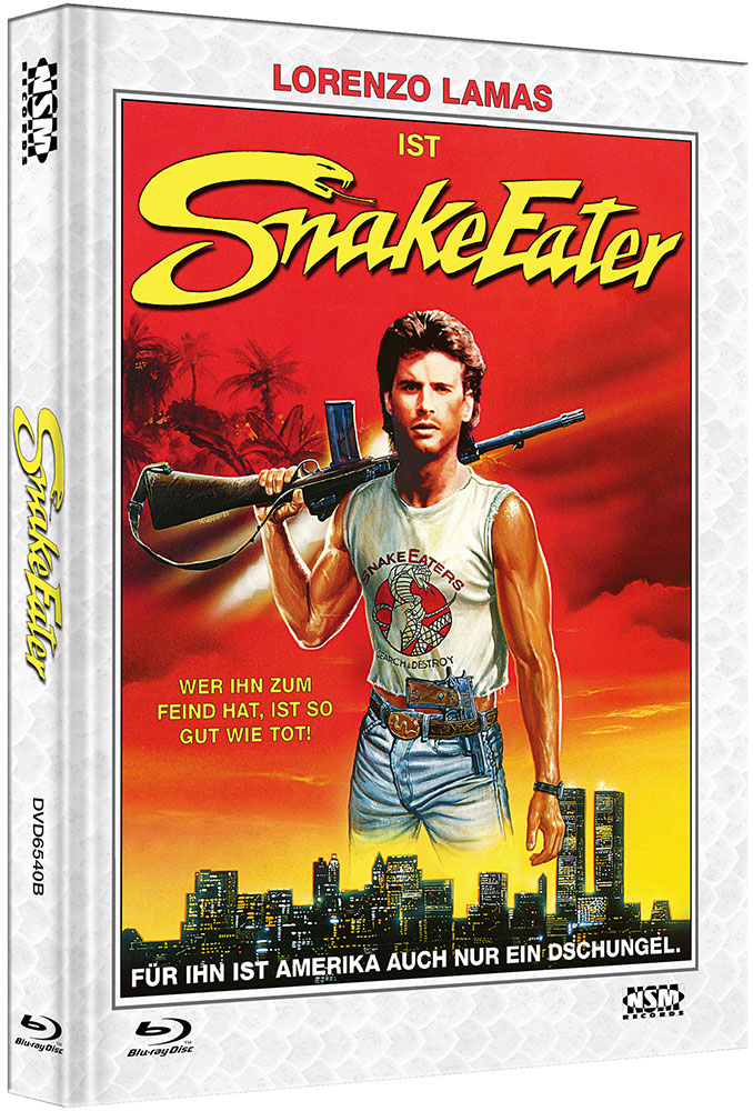 SNAKE EATER 1 (Blu-Ray+DVD) - Cover B - Mediabook - Limited 222 Edition - Uncut