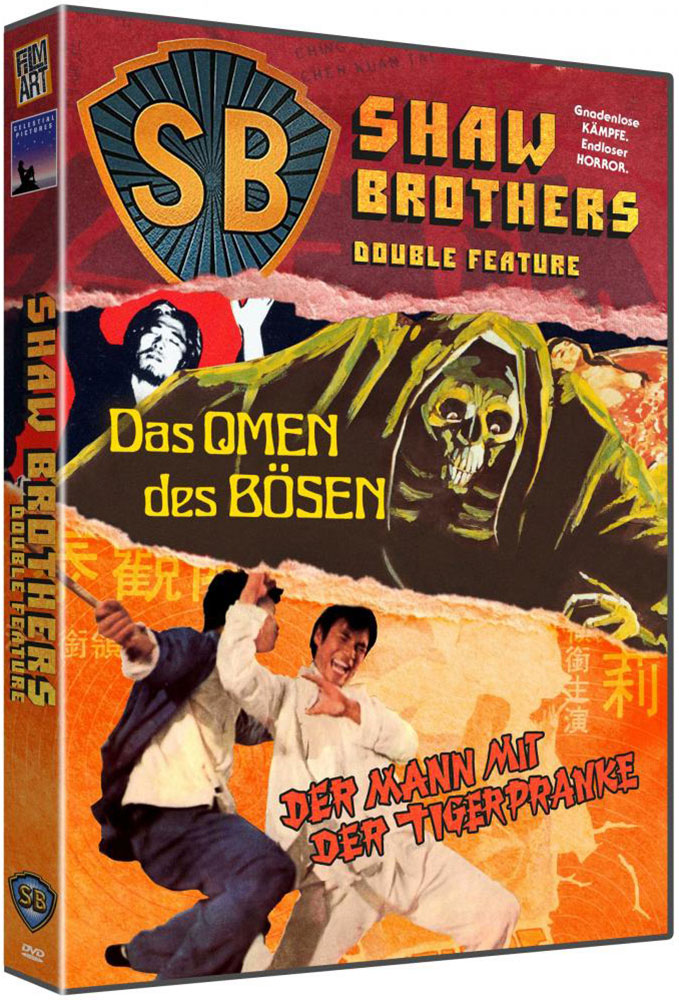 SHAW BROTHERS DOUBLE FEATURE (Das Omen des Bösen & Der Mann mit der Tigerpranke) - Limited 200 Edition