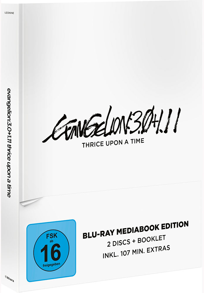 EVANGELION: 3.0+1.11 THRICE UPON A TIME (Blu-Ray) (2Discs) - Mediabook - Limited Special Edition