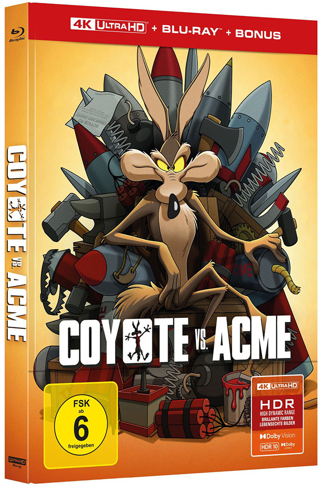 COYOTE VS. ACME (4K UHD+Blu-Ray) - Mediabook - Limited Edition