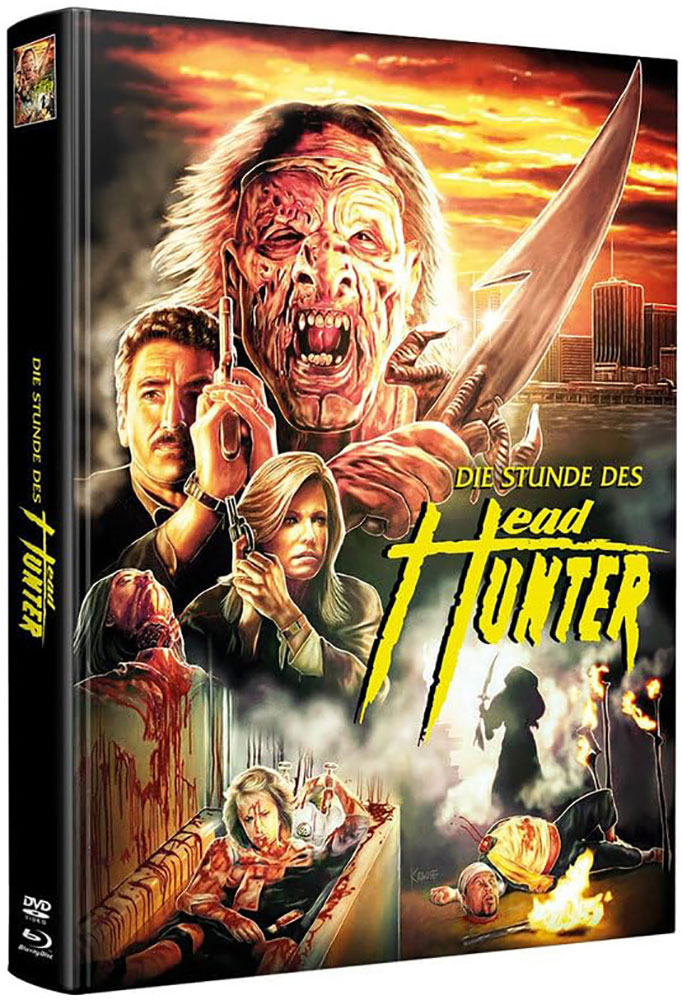 STUNDE DES HEADHUNTER, DIE (Blu-Ray+DVD) - Mediabook (Wattiert) - Limited 250 Edition