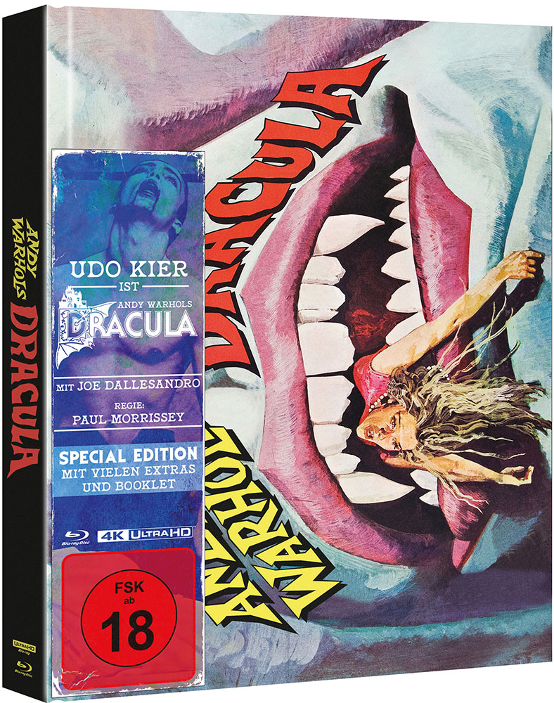 ANDY WARHOLS DRACULA (4K UHD+2Blu-Ray) - Cover A - Mediabook - Limited Edition