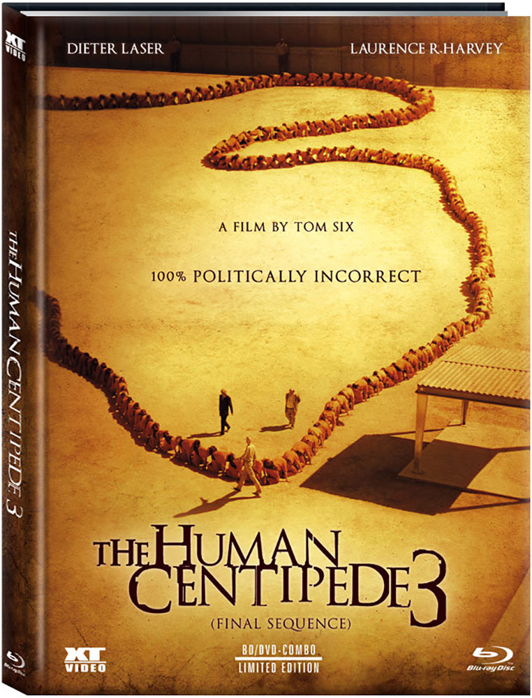 HUMAN CENTIPEDE 3 (Blu-Ray+DVD) - Cover A - Mediabook - Limited 1000 Edition