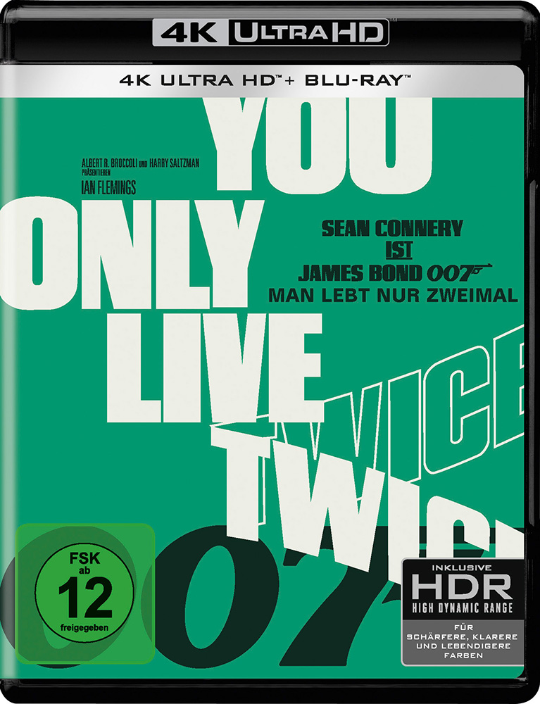 JAMES BOND 007: MAN LEBT NUR ZWEIMAL (4K UHD+Blu-Ray)