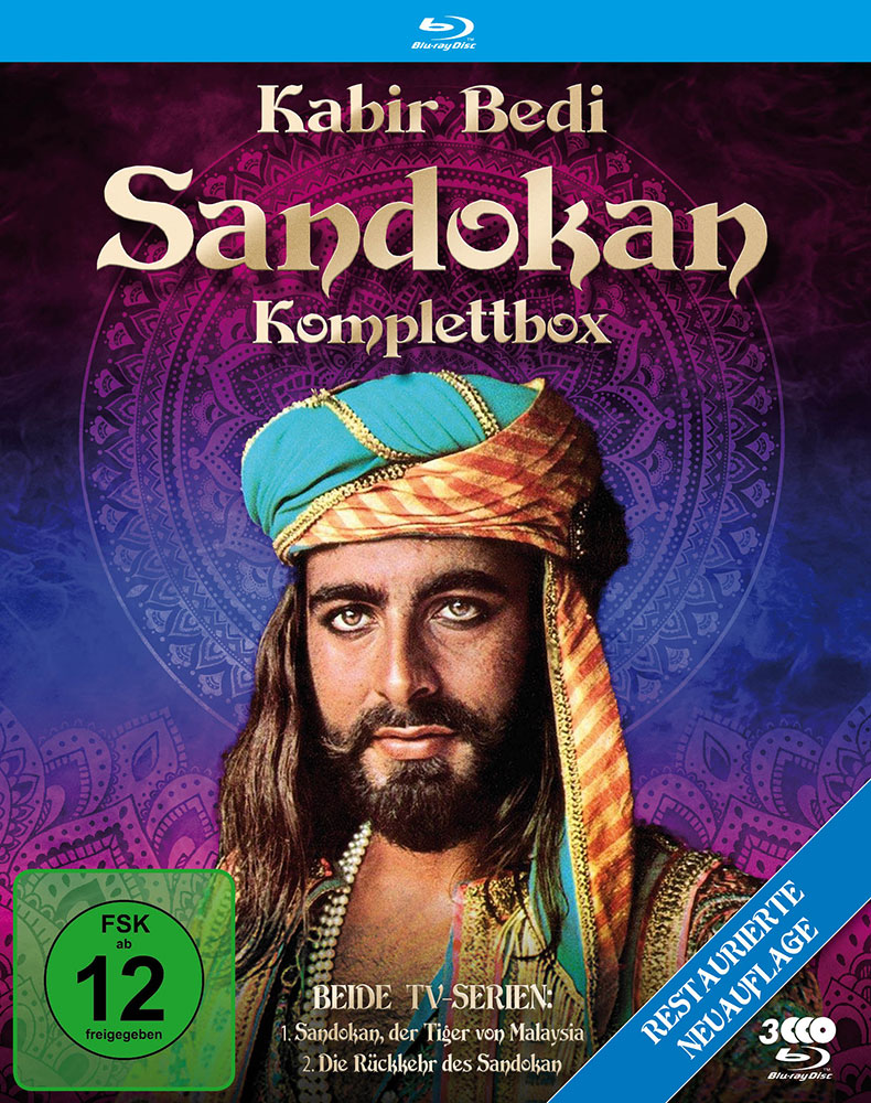 SANDOKAN - KOMPLETTBOX (Blu-Ray) (3Discs) - Neuauflage - Remastered