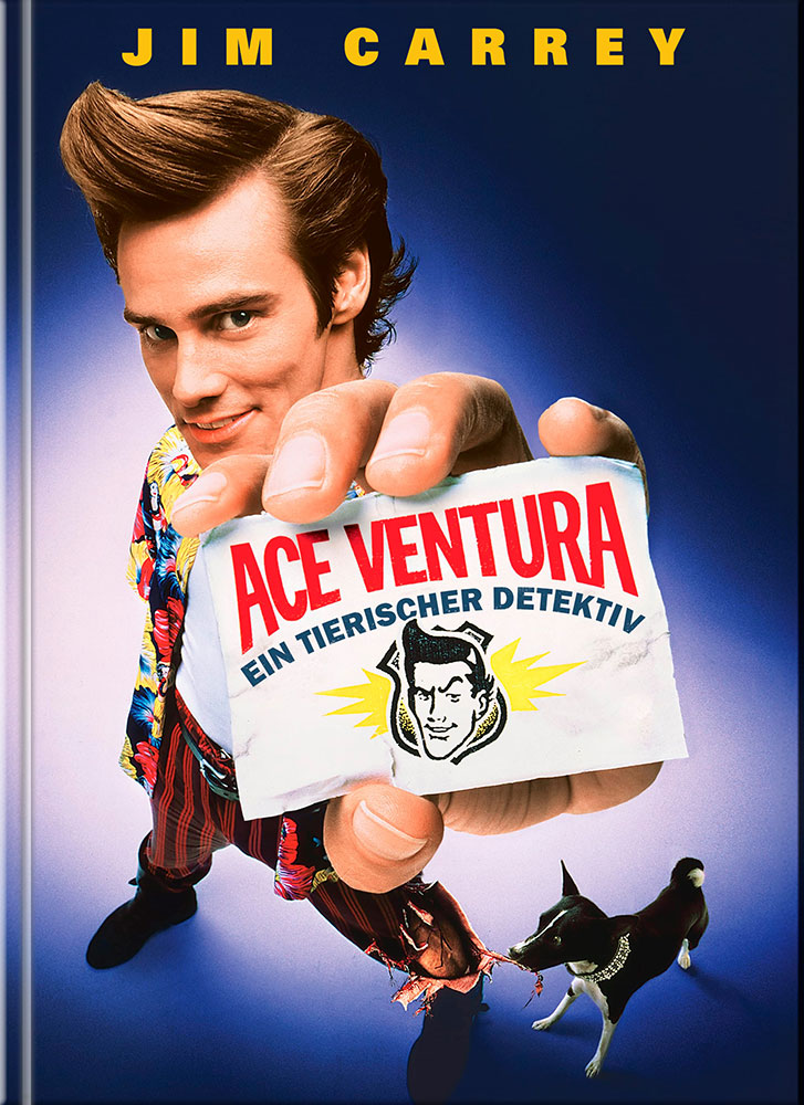 ACE VENTURA - EIN TIERISCHER DETEKTIV (Blu-Ray) (2Discs) - Cover A - Mediabook - Limited 999 Edition - 3 Filmfassungen