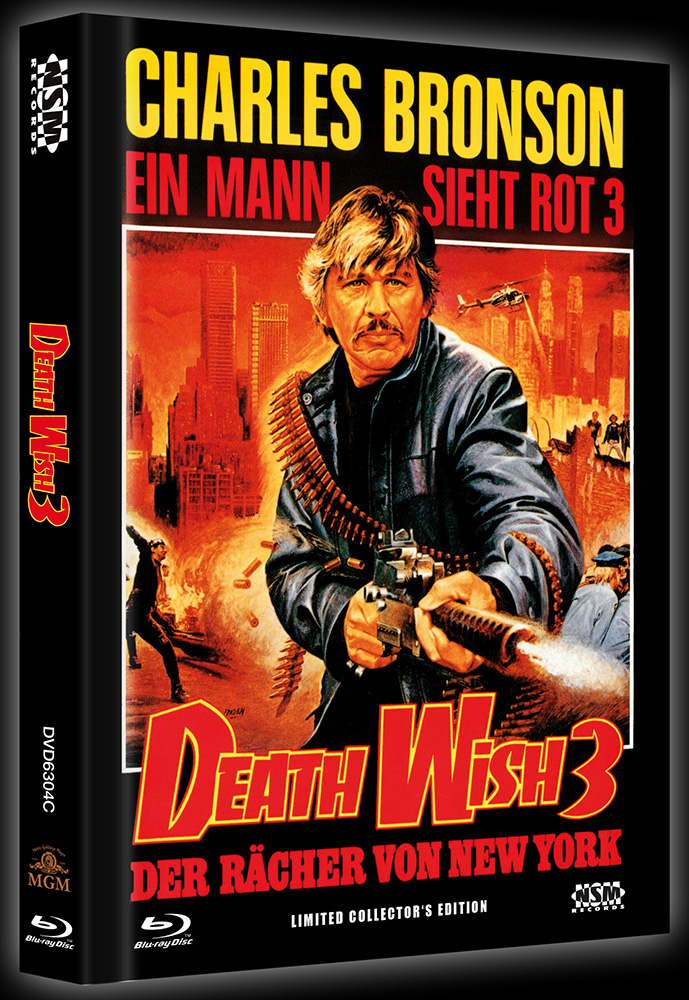 DEATH WISH 3 - DER RÄCHER VON NEW YORK (Blu-Ray+DVD) - Cover C - Mediabook - B-Ware ohne Limitierungsnummer!