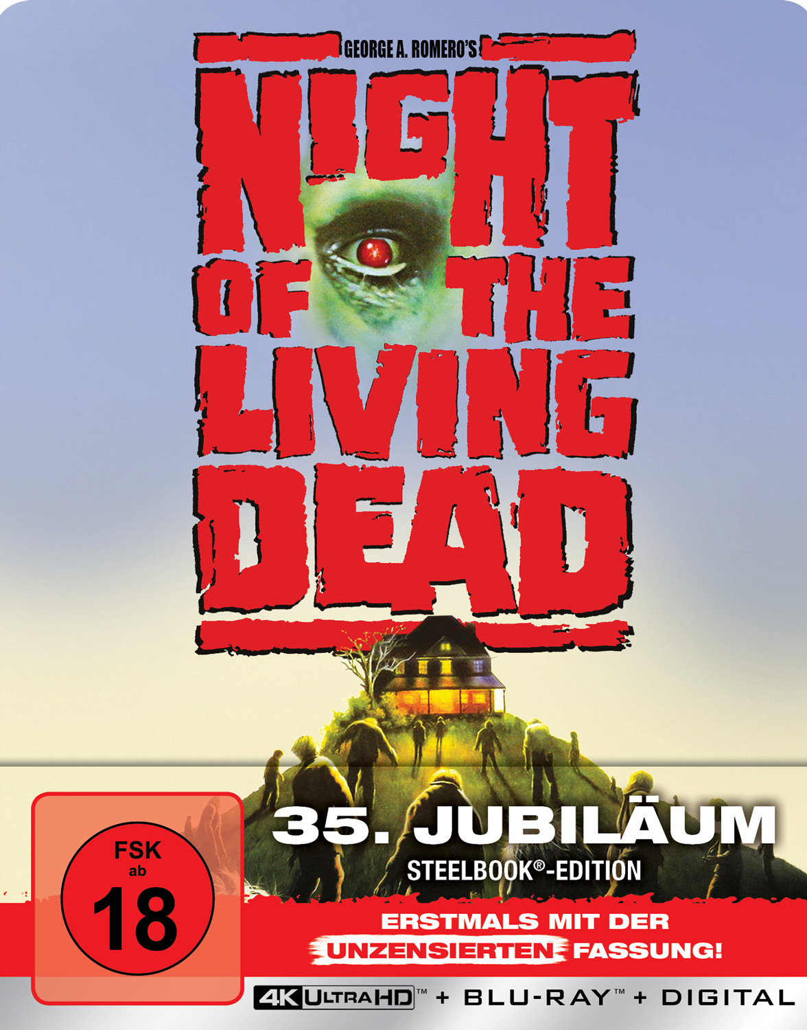 NIGHT OF THE LIVING DEAD (1990) (4K Ultra HD+Blu-Ray) - Limited SteelBook Edition